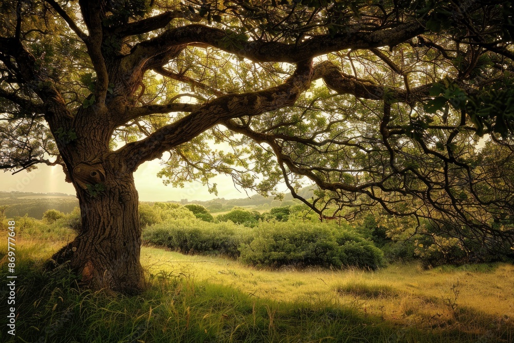 Nature, Trees, Landscape image - generative ai Nature, Trees, Landscape image - generative ai