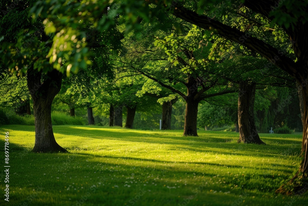 Nature, Trees, Landscape image - generative ai Nature, Trees, Landscape image - generative ai