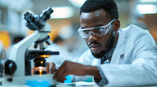 scientist working in laboratory