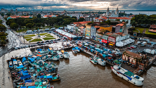 Estação Das Docas Mercado Ver-o-Peso Belém Pará Brasil Turismo Cultural Arquitetura Portuária Gastronomia Amazônia Artesanato Barcos Tradicional Patrimônio Histórico Fotografia Viagem Passeio Açaí 