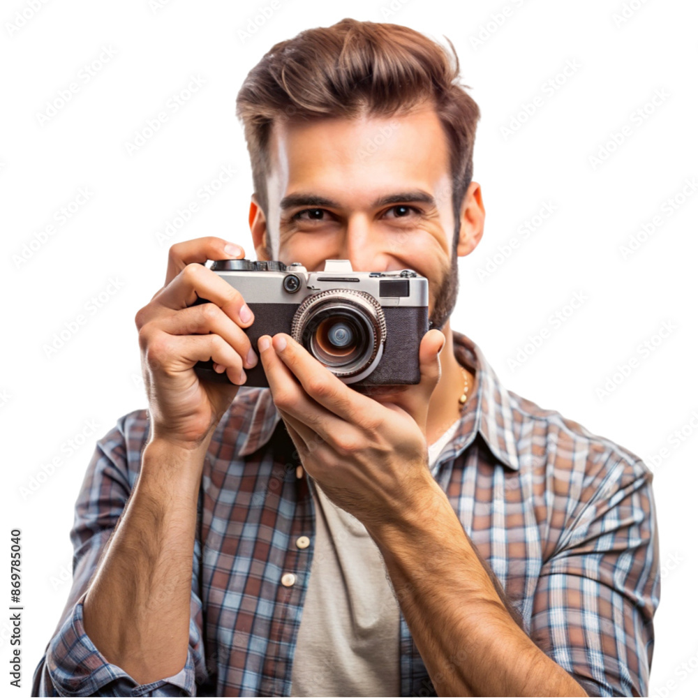 on world photography day a man holding on DSLR on world photography day a man holding on DSLR