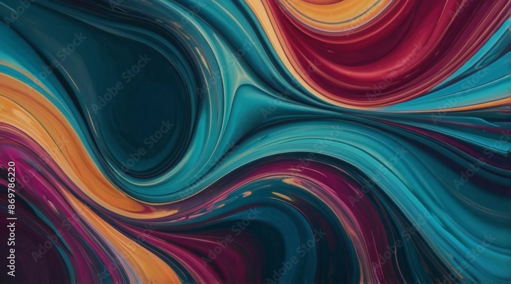 Obraz premium Abstract fluid background design vector for flyer