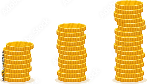 stack of coins png. Gold coins stack. 