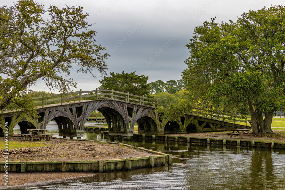 Fototapeta premium Historic Corolla Park in Outer Banks, North Carolina, USA
