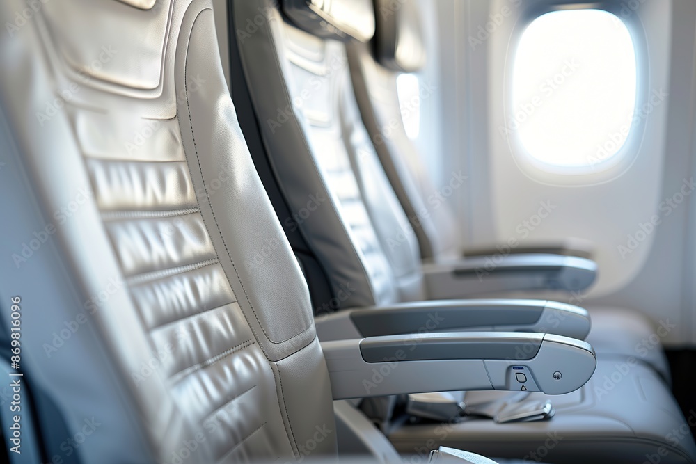 Comfortable seats in business jet aircraft Comfortable seats in business jet aircraft