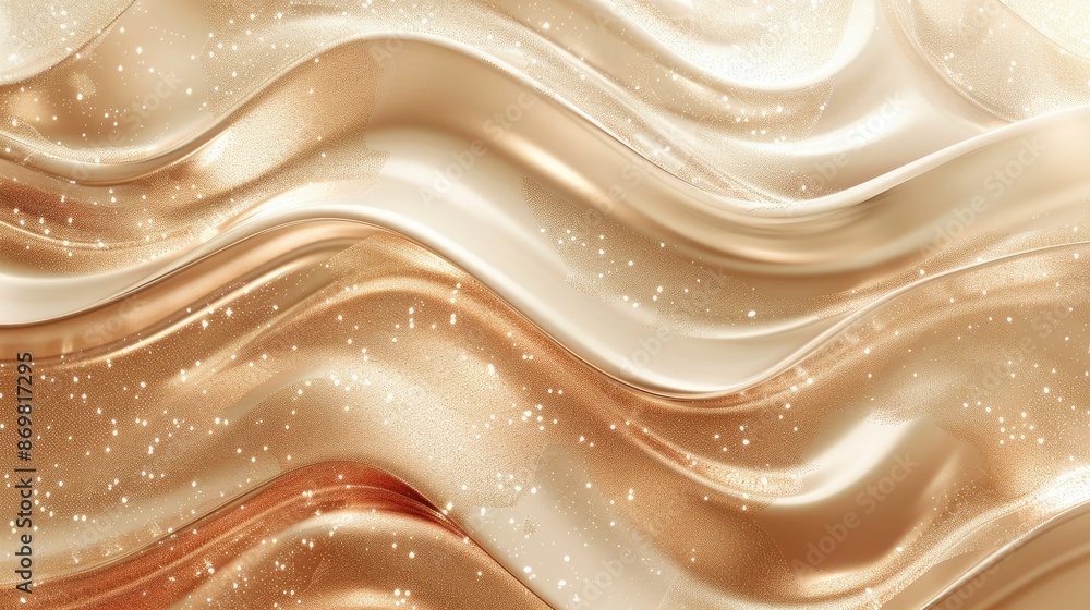 Abstract art with a luxurious shiny golden circular pattern. Rose gold beige background Abstract art with a luxurious shiny golden circular pattern. Rose gold beige background