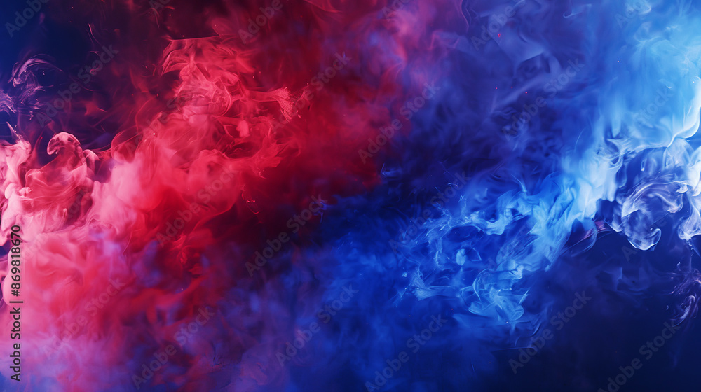 Abstract red and blue smoke background modern glowing neon colors wallpaper design versus concept Abstract red and blue smoke background modern glowing neon colors wallpaper design versus concept