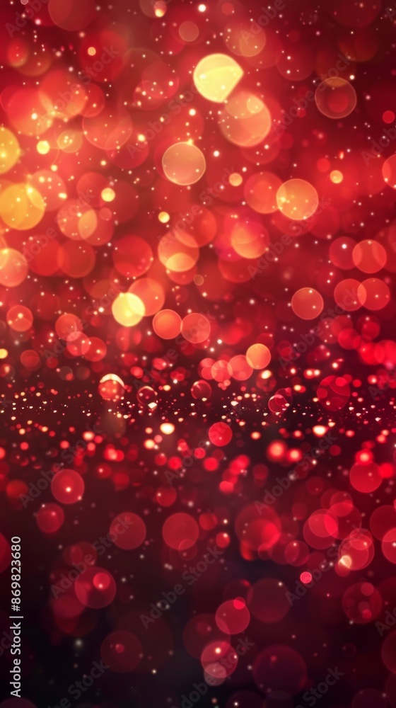 Valentine's Day abstract love wallpaper. Red glitter background. Glitter holiday bokeh. Christmas lights texture. Valentine's Day abstract love wallpaper. Red glitter background. Glitter holiday bokeh. Christmas lights texture.