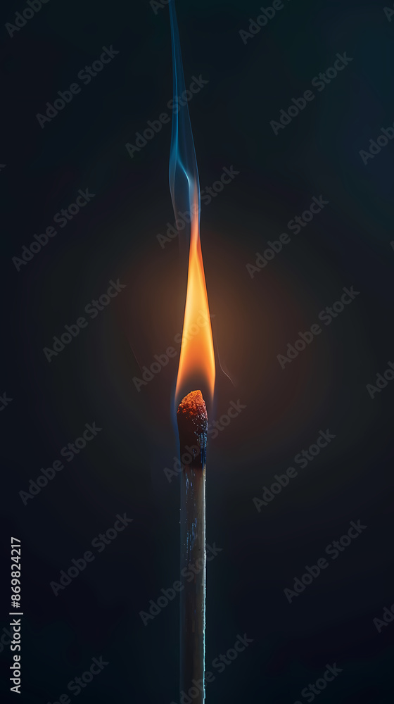 Lighted match Lighted match