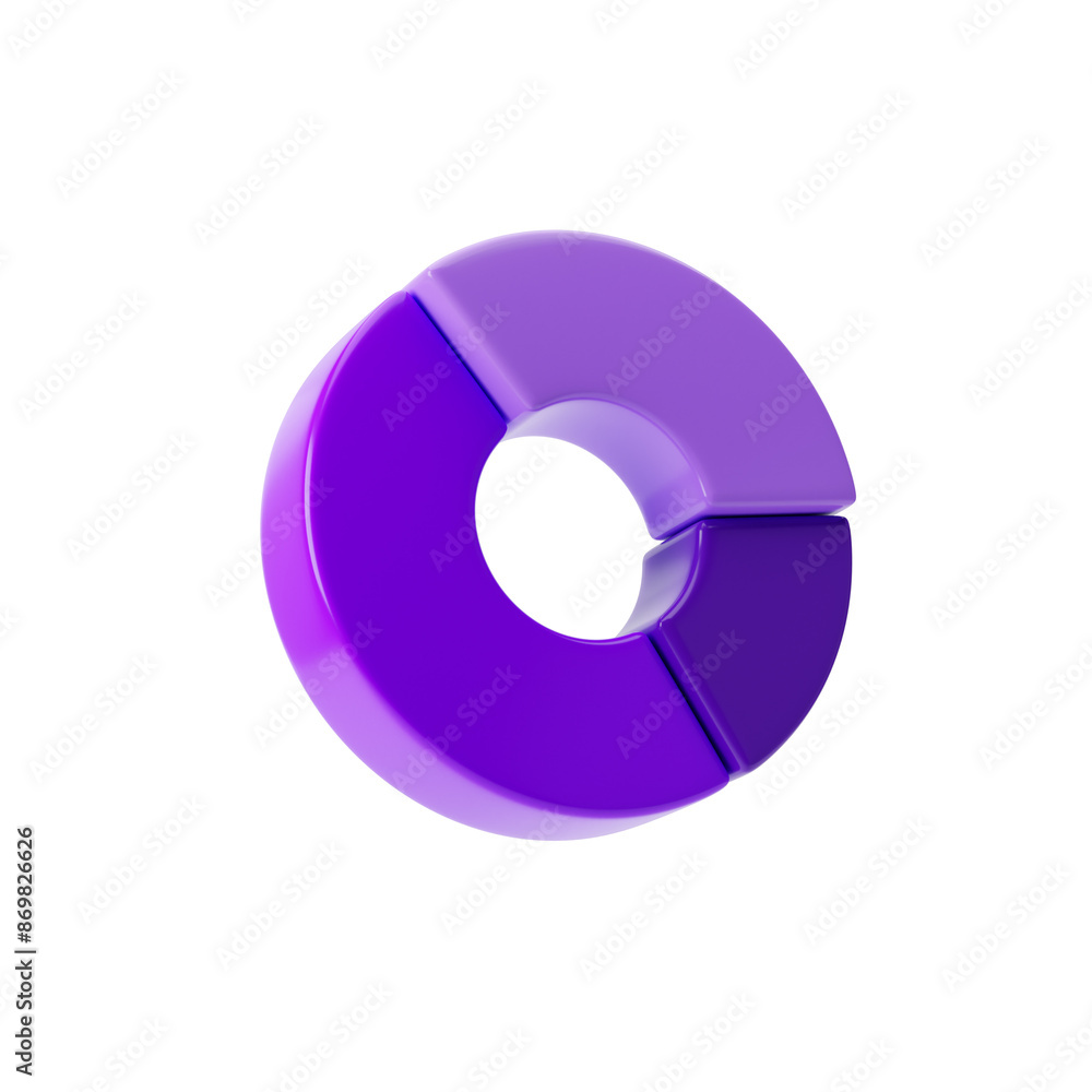 Pie chart icon isolated transparent background, png. 3d rendering. Pie chart icon isolated transparent background, png. 3d rendering.