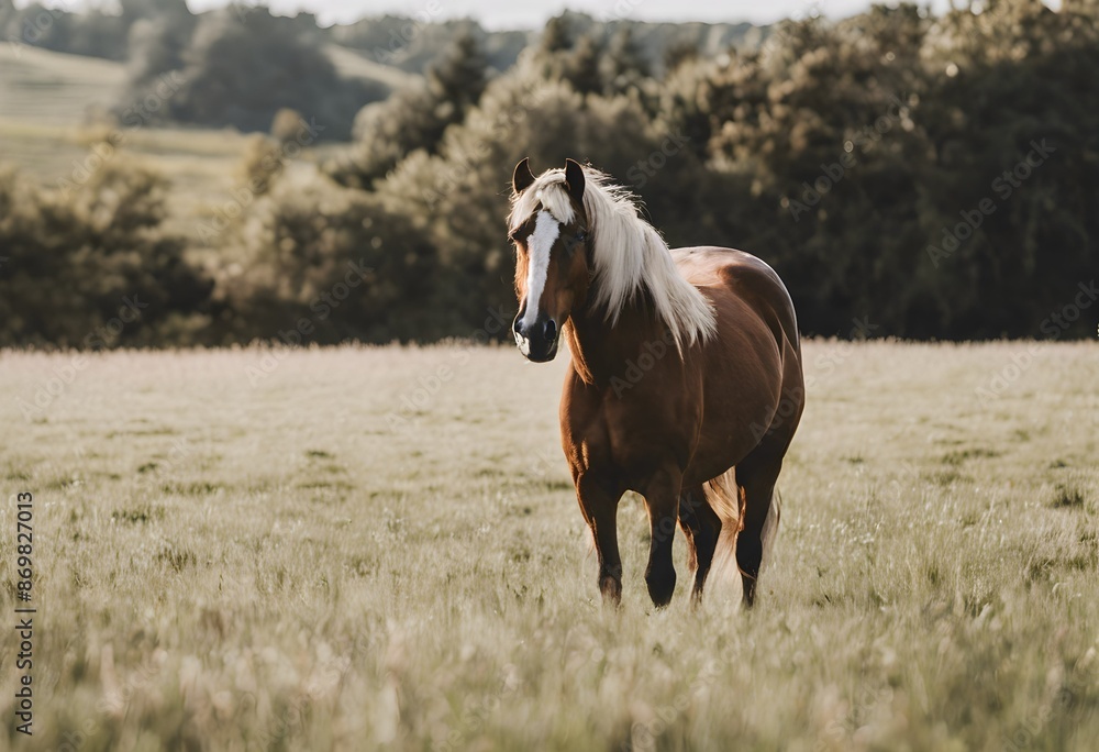 Fototapeta premium horse in the meadow