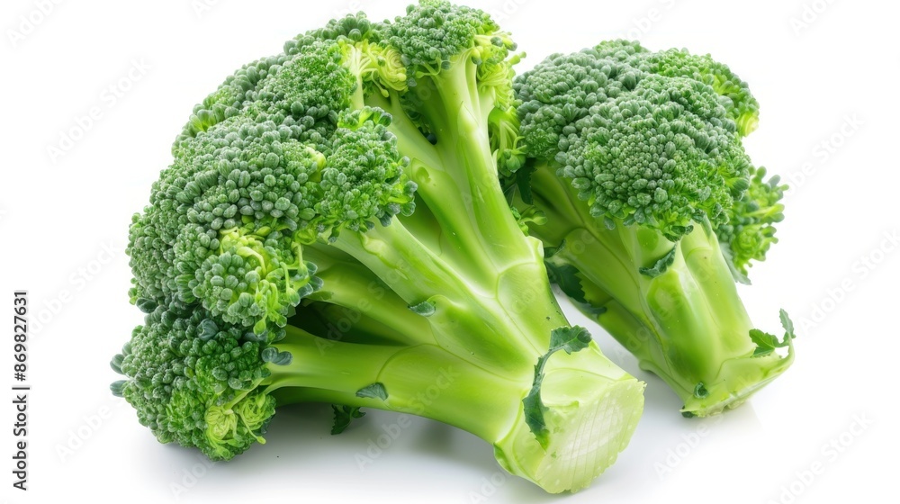 Fresh Green Broccoli Florets Fresh Green Broccoli Florets