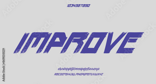 Sport digital modern alphabet fonts abstract typography technology electronic sport music future