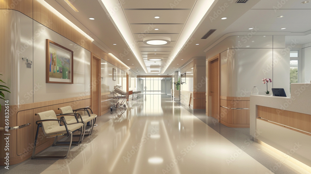 Capture the efficient layout of a hospital rehabilitation center Capture the efficient layout of a hospital rehabilitation center