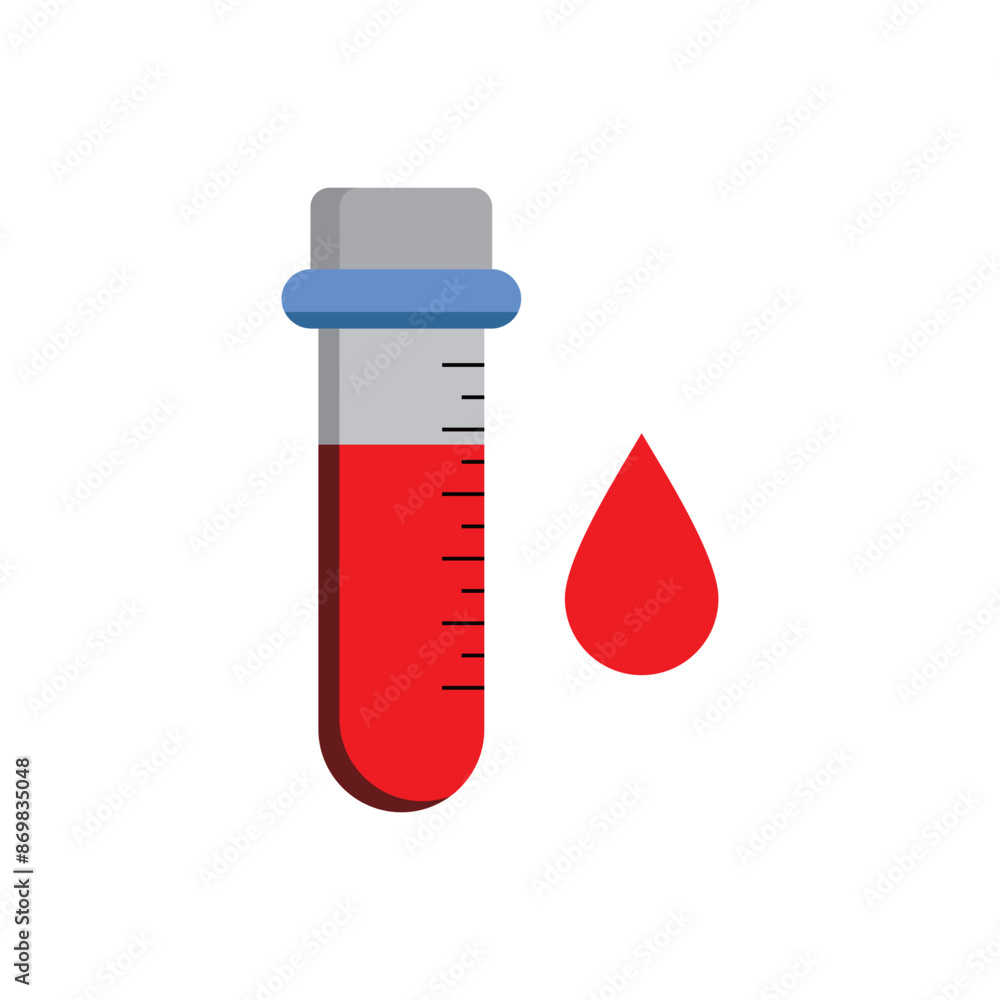 blood sample icon design. medical test in laboratory. blood sample icon design. medical test in laboratory.