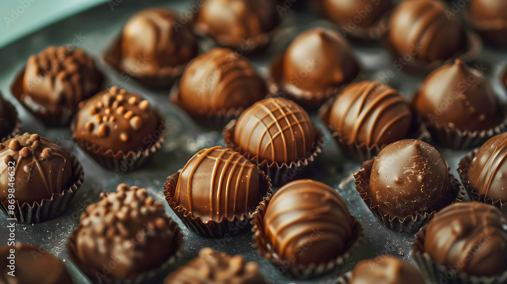 Chocolate candies. Chocolate candies.
