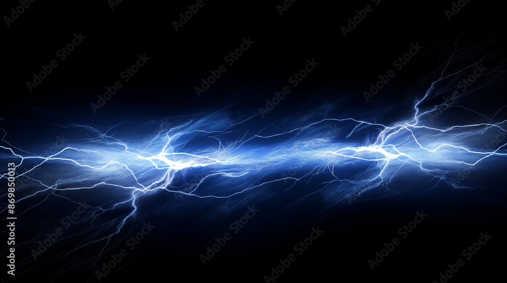 Lightning in the night. AI generated art illustration. Lightning in the night. AI generated art illustration.