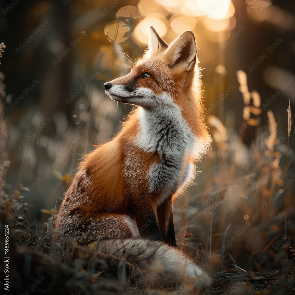Free-Spirited Fox in Its Natural Habitat Free-Spirited Fox in Its Natural Habitat