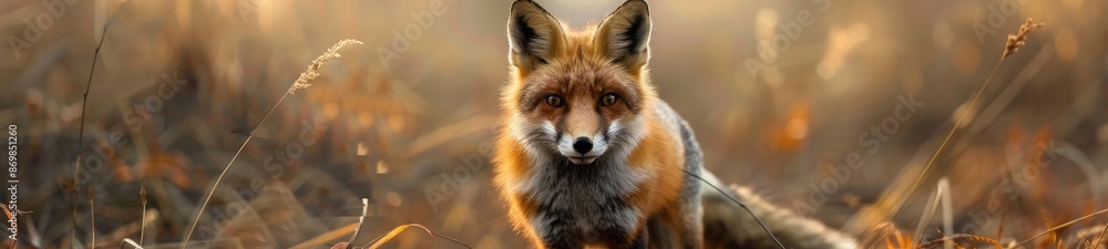 Free-Spirited Fox in Its Natural Habitat Free-Spirited Fox in Its Natural Habitat