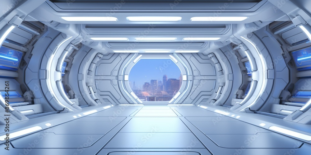 Scifi design external panels abstract. light color Scifi design external panels abstract. light color