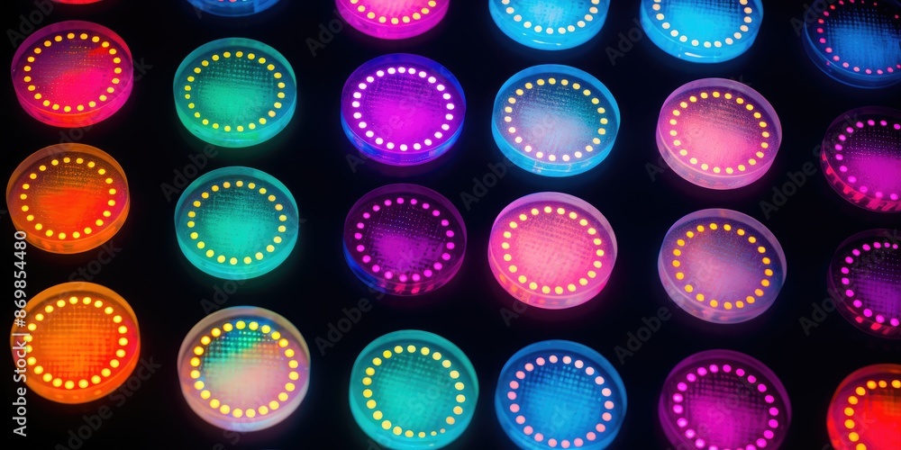 Sheet of circle labels or dot sticker in various neon colors. .also called coding Dot Labels Sheet of circle labels or dot sticker in various neon colors. .also called coding Dot Labels