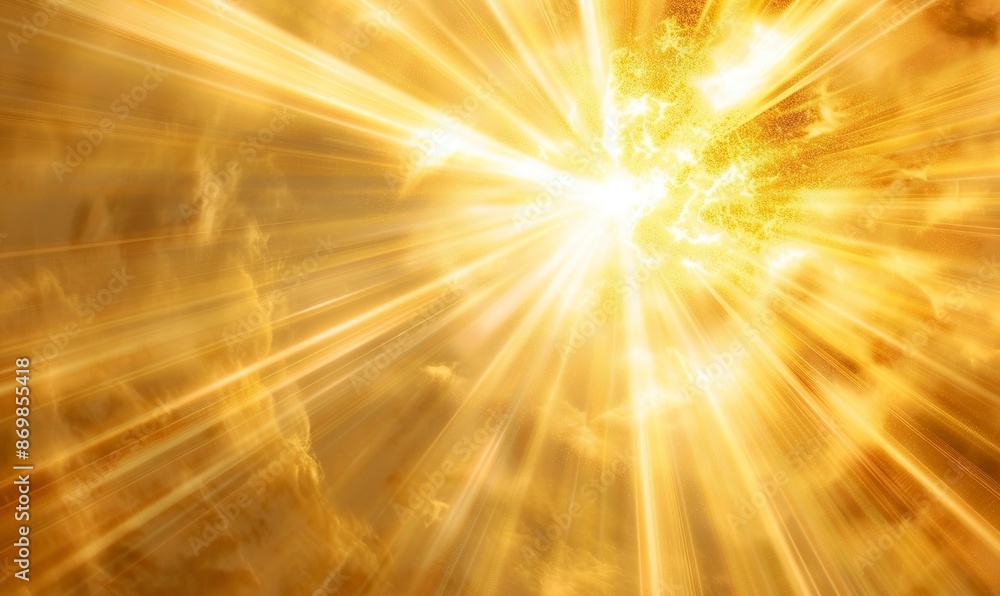 Radient Sun Rays Illustration of radiant sun rays in abstract backdrop. Wallpaper with ...
