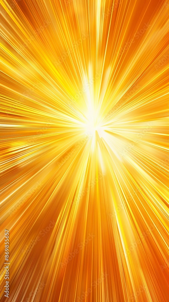 Obraz premium Illustration of radiant sun rays in abstract backdrop. Wallpaper with golden rays on a dynamic and energetic background.