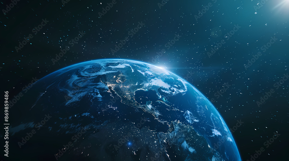 Obraz premium Earth from space