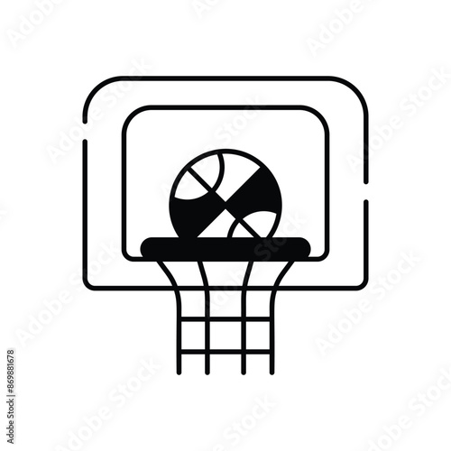 Basketball Net vector icon