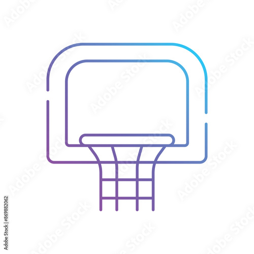 Basketball Hoop vector icon