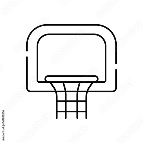 Basketball Hoop vector icon