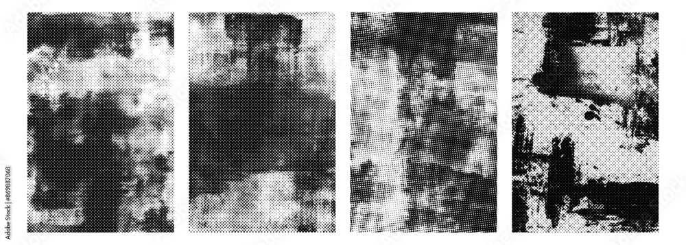 Punk grunge distressed poster backgrounds. Overlay poster texture with ...