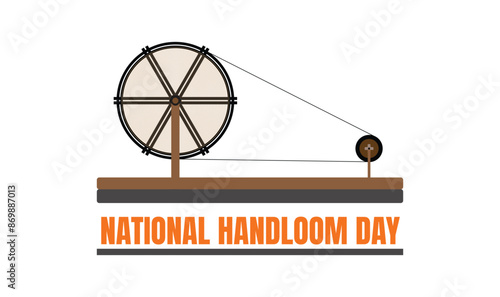 National handloom day design templet