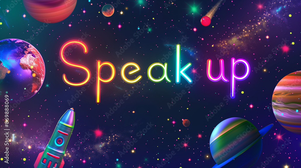 Naklejka premium Vibrant 