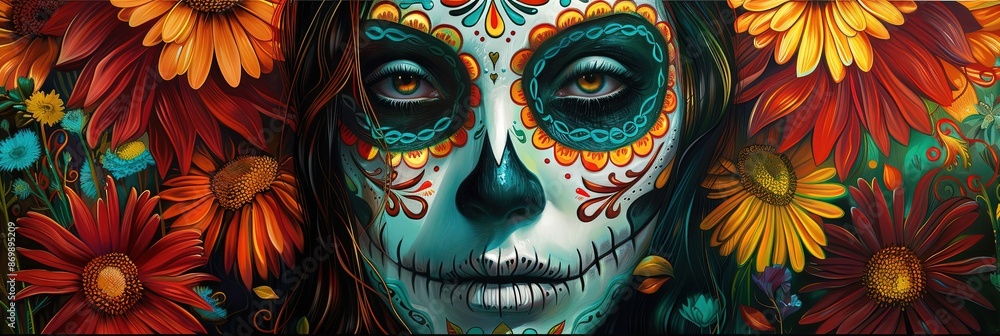 Day of the dead concept Day of the dead concept