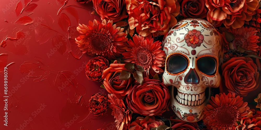Sugar Skull Calavera for Day of the Dead Sugar Skull Calavera for Day of the Dead