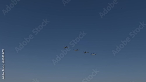 Wallpaper Mural Military helicopters fly over the city Torontodigital.ca