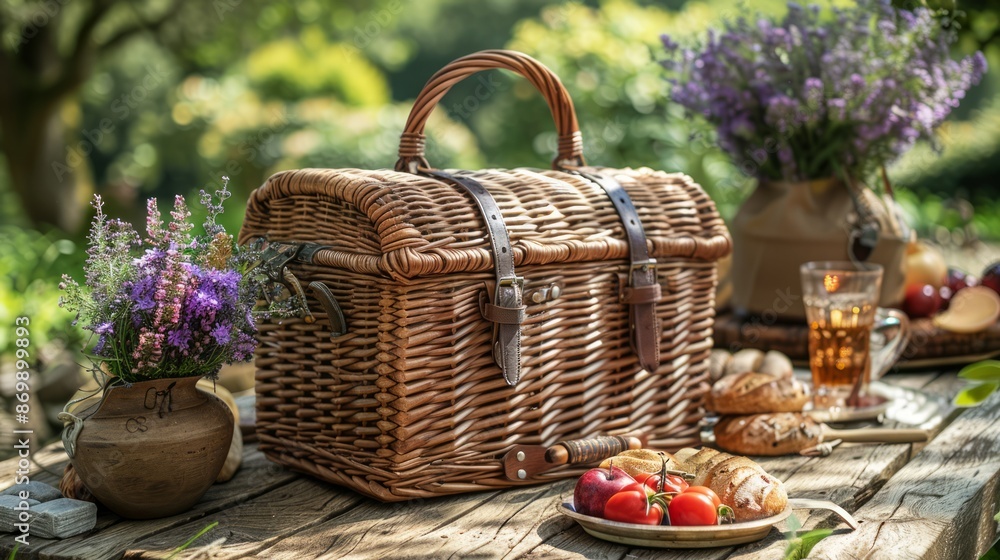 picnic basket, games and everything you need to spend a great day in nature, associated with summer and vacation. picnic basket, games and everything you need to spend a great day in nature, associated with summer and vacation.