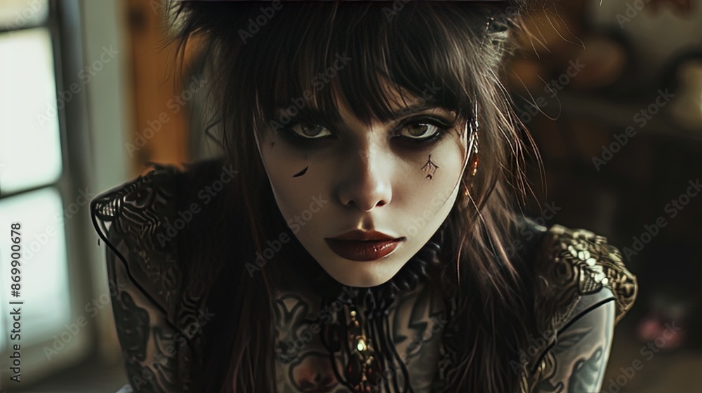Witch in the woods - gothic halloween Witch in the woods - gothic halloween