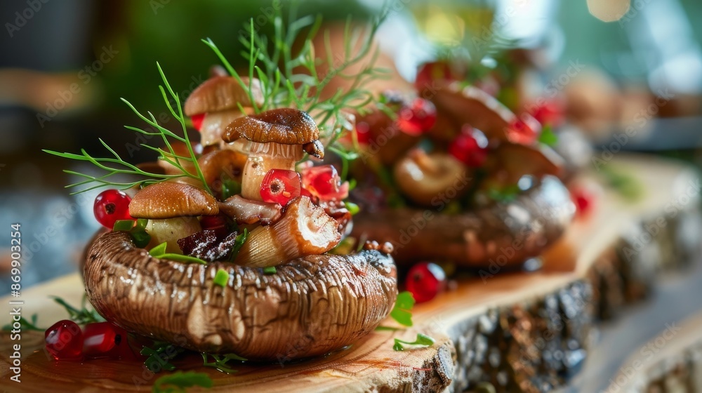 Discovering hidden gems on the menu such as foraged mushrooms or wild berries adding to the taste and charm of the meal. Discovering hidden gems on the menu such as foraged mushrooms or wild berries adding to the taste and charm of the meal.