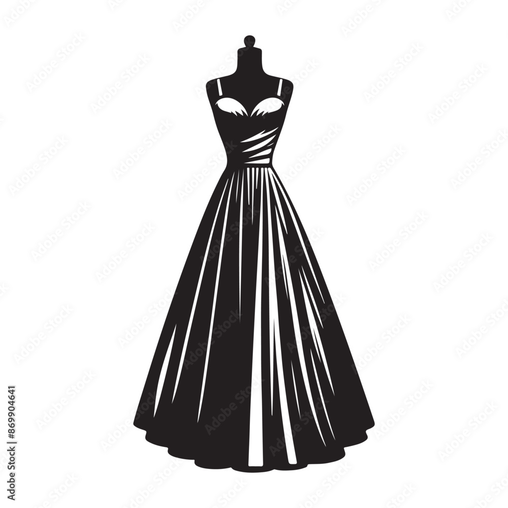 ladies dress vector silhouette ladies dress vector silhouette