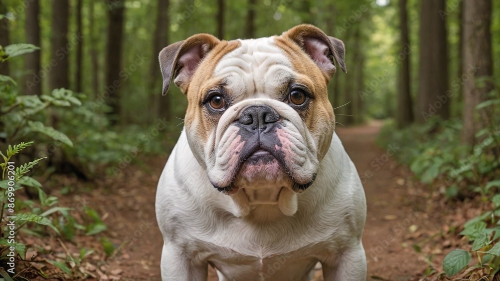 Majestic Bulldog Capturing Strength and Loyalty in Monochrome Majestic Bulldog Capturing Strength and Loyalty in Monochrome
