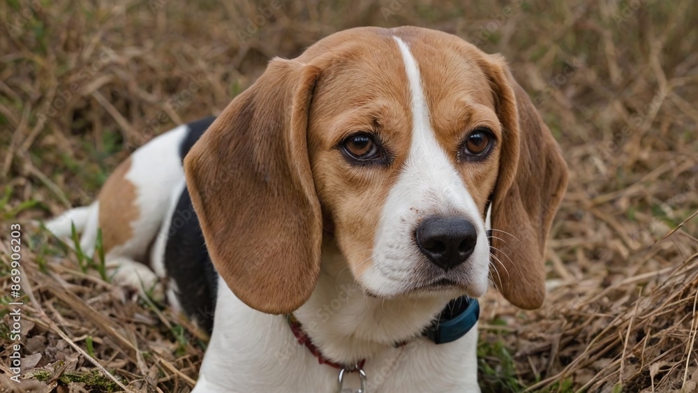 Adorable Beagle Canine Companion in Natural Hues Adorable Beagle Canine Companion in Natural Hues