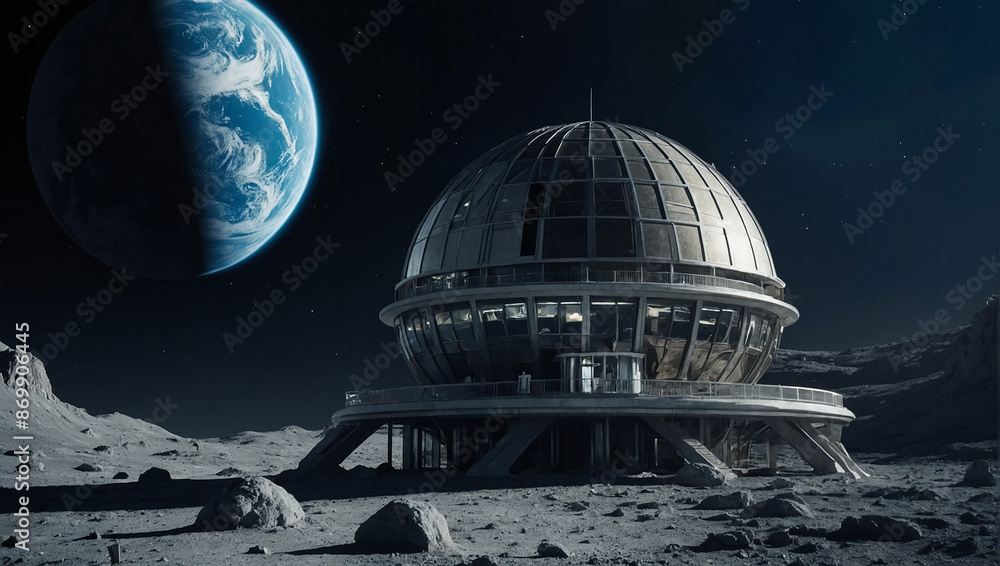 House on the moon House on the moon