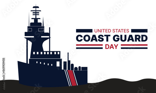 U.S coast guard day design templet