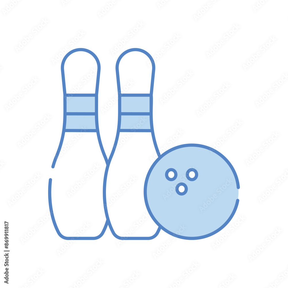 Bowling vector icon Bowling vector icon
