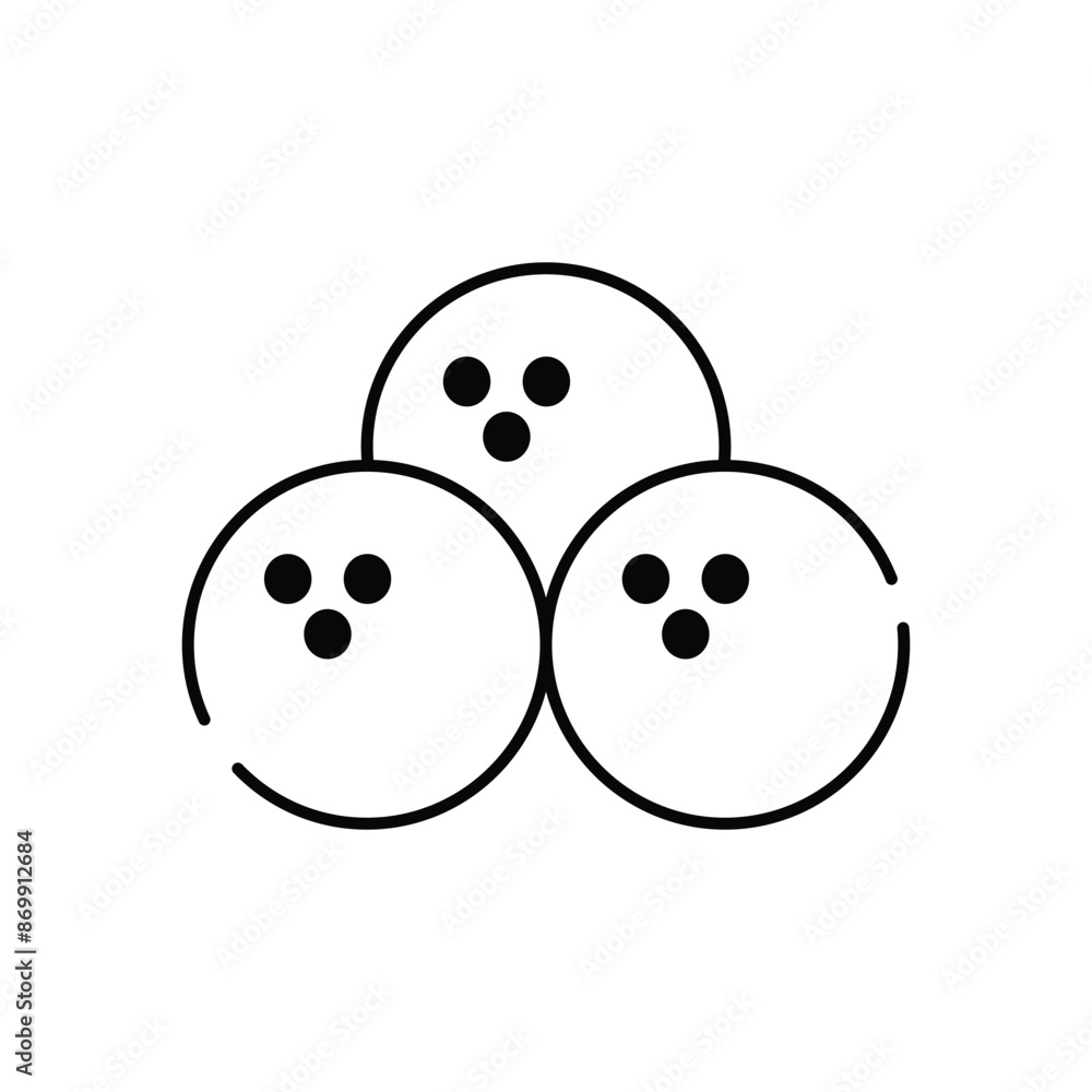 Bowling vector icon Bowling vector icon