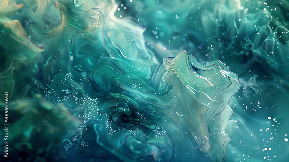 Tranquil jade tones illuminated by bursts of ultraviolet euphoria, creating a captivating abstract composition captured in breathtaking HD detail. Tranquil jade tones illuminated by bursts of ultraviolet euphoria, creating a captivating abstract composition captured in breathtaking HD detail.