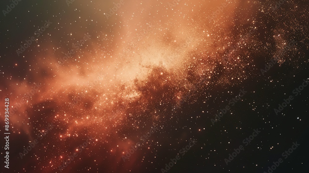 Cosmic Nebula with Glittering Stars Cosmic Nebula with Glittering Stars