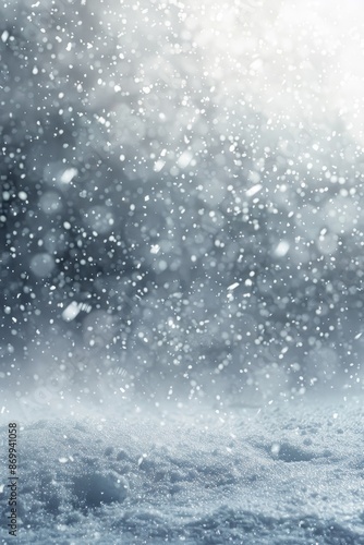 winter landscape snowdrifts Generative AI © ShPRoman